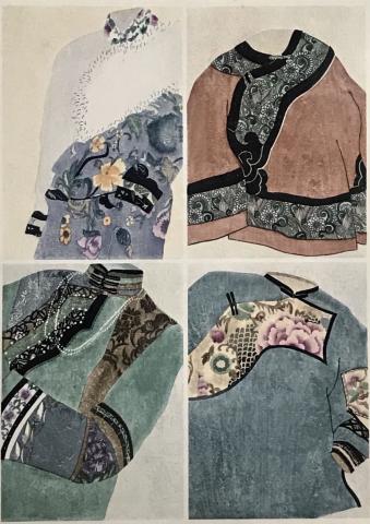 和风霓裳（版画）